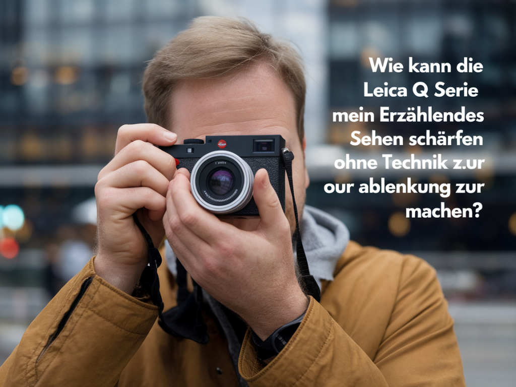Wie kann die leica q-serie mein erzählerisches sehen schärfen, ohne technik zur ablenkung zu machen