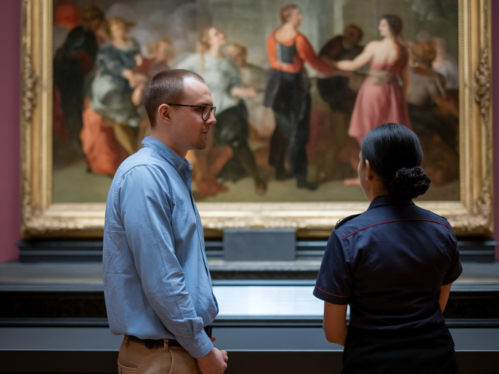 Wie frage ich Museumspersonal nach Provenienz, ohne defensiv oder bevormundend zu wirken